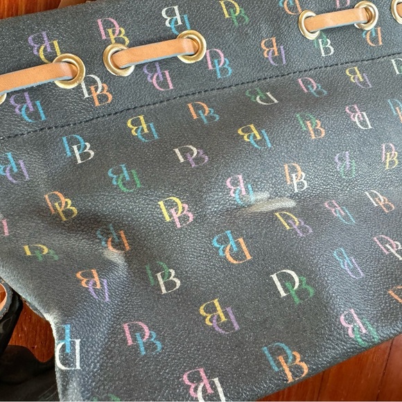 Dooney & Bourke Multicolor Logo Tote Bag - Picture 3 of 8